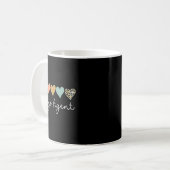 Mug Leopard Hearts Matching Valentines Day For Cargo  (Devant gauche)