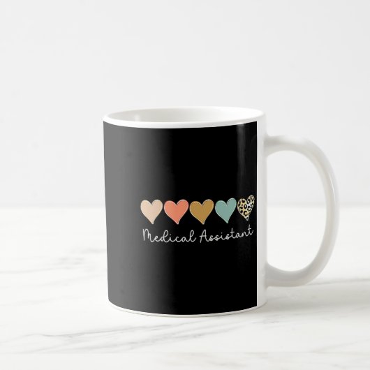 Mug Leopard Hearts Valentines Day For Team Medical As  (Droite)