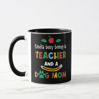 Mug Leopard Kinda Occupé Être Un Enseignant Et Une Mam