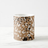 Mug Léopard moderne : motif de nature sauvage. (Centre)