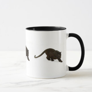 Mug Léopard noir égrappant, léopard noir égrappant,…