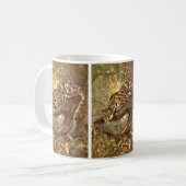 Mug Leopard nuageux par CE Swan, Animaux sauvages Vint (Devant gauche)