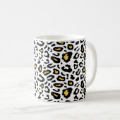 Mug Léopard peau transparente motif (Devant droit)