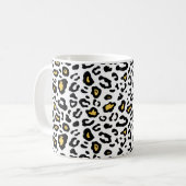 Mug Léopard peau transparente motif (Devant gauche)