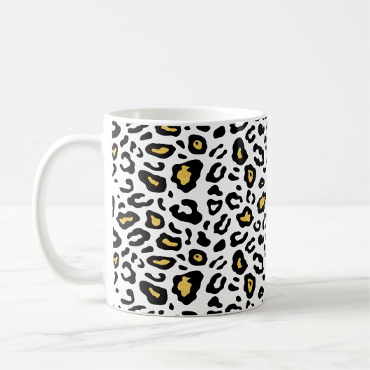 Mug Léopard peau transparente motif (Gauche)