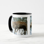 Mug Léopard posé dans l'arbre (Devant gauche)
