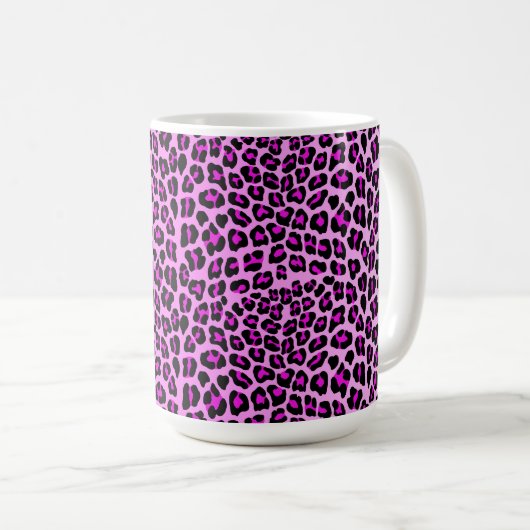 Mug Leopard rose (Devant droit)
