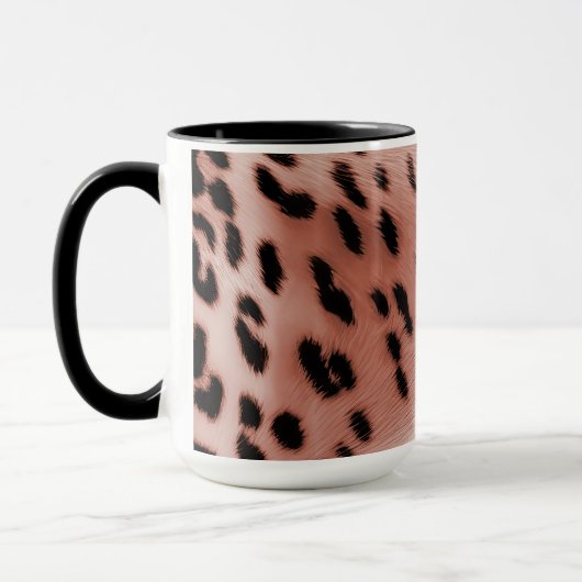Mug Léopard rose rose (Gauche)