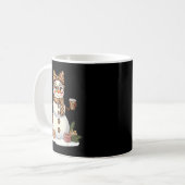 Mug Leopard Snowman With Sungles Funny Christmas Women (Devant gauche)