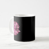 Mug Leopard Tournesol Cheetah Sensibilisation au cance (Devant gauche)