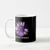 Mug Leopard Tournesol Mois de sensibilisation à l'over (Gauche)