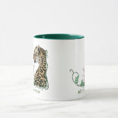 Mug Leopard Wild Cat Green Henna (Centre)