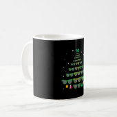 Mug Léopards Xmas Arbre Optométriste Noël (Devant gauche)