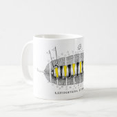 Mug Lépidoptères Pittsburghia-Zazzle (Devant gauche)