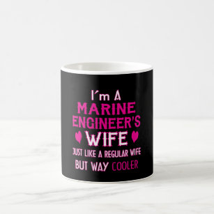 Mug L'épouse de l'ingénieur naval