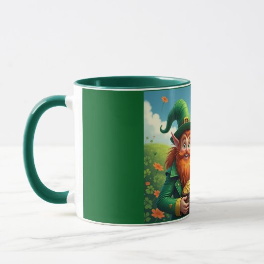Mug Leprechaun Avec Musique Or (Gauche)