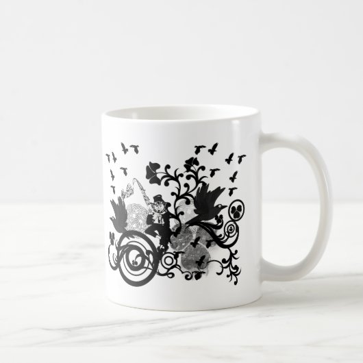 Mug Leprechaun en noir (Droite)