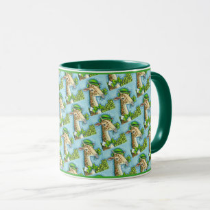 MUG LEPRECHAUN GIRAFFE, COLORÉ ST. JOUR DE PATRICK