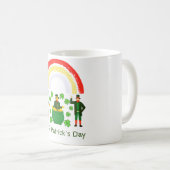 Mug Leprechaun Gold pot Rainbow St Patrick's Day (Devant droit)