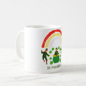 Mug Leprechaun Gold pot Rainbow St Patrick's Day (Devant gauche)