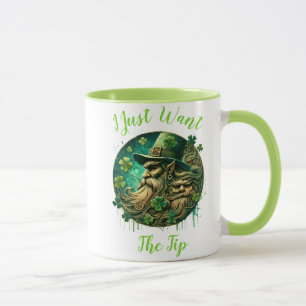 Mug Leprechaun Malicieux Savourer Une pinte