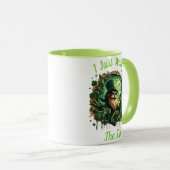 Mug Leprechaun Whimsical Savourer Une pinte (Devant droit)