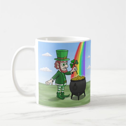 Mug Leprechauns Saint Patrick's Day (Gauche)
