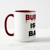 Mug L'épuisement est le Badge (Gauche)