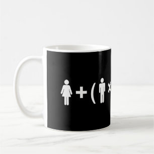 Mug L'équation de l'amour pour les hommes