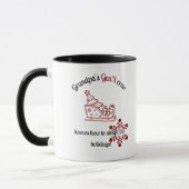 Mug L'équipage du Gen X de Grand-père sait comment bat (Gauche)
