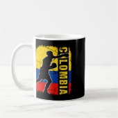 Mug L'équipe colombienne de boxe gants à drapeau (Gauche)
