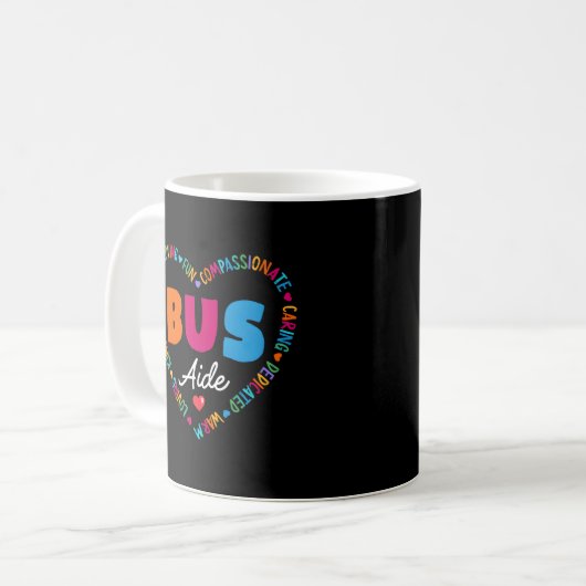 Mug L'Équipe D'Aide-Bus Revient À L'École Pour L'Équip (Devant gauche)