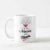Mug L'équipe de la mariée (Gauche)