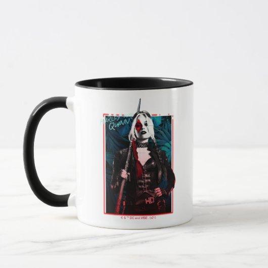 Mug L'équipe du suicide | Harley Quinn & Green Ferns (Gauche)