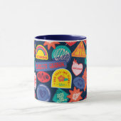 Mug L'équipe du suicide | Harley Quinn Motif d'insigne (Centre)