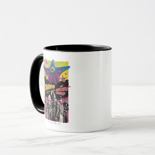 Mug L'équipe du suicide | Starro Vs L'Équipe Suicide (Devant gauche)