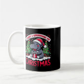 Mug L'équipe Hippopotame de Noël (Gauche)