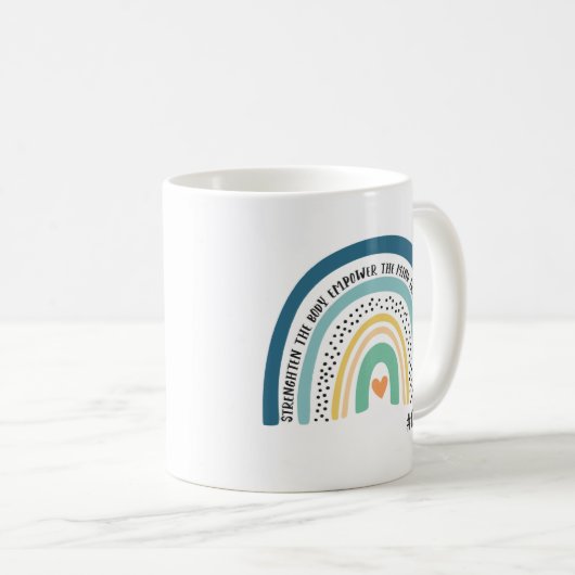 Mug L'ergothérapeute Renforcer L'Autonomie (Devant droit)