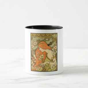 Mug L'Ermitage Française Nouveau Femme dans le champ d