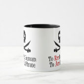 Mug L'erreur est humaine...Arr est pirate (Centre)