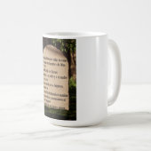 Mug Les 10 commandements (Devant droit)