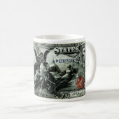 Mug Les 1896 USA certificat d'argent des cinq dollars (Devant droit)