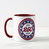 Mug Les 250 ans d'Amérique (Gauche)
