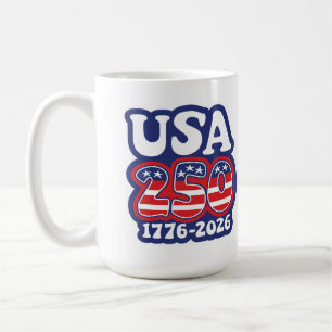Mug Les 250 ans d'Amérique - Groovy USA 250
