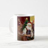 Mug Les 2 Cairn Terriers du Père Noël (Devant gauche)