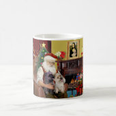 Mug Les 2 Cairn Terriers du Père Noël (Centre)