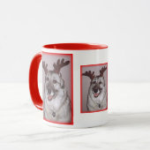 Mug Les 3 savanes de cerfs communs (Devant gauche)
