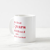 Mug Les 40 premières années d'enfance sont les plus di (Devant gauche)