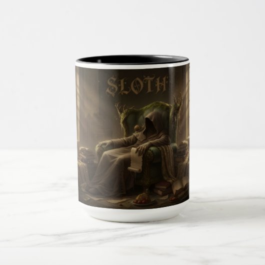 Mug Les 7 Vertus de Satan : Paresse (Centre)