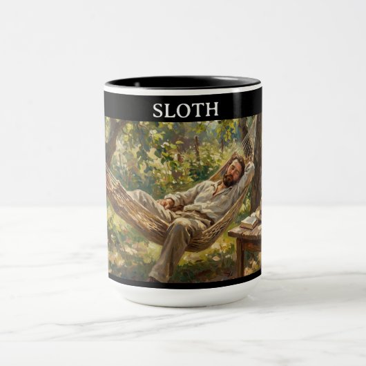 Mug Les 7 Vertus de Satan : Paresse (Centre)